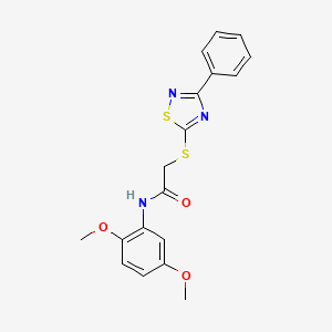N-(2,5-dimethoxyphenyl)-2-((3-phenyl-1,2,4-thiadiazol-5-yl)thio)acetamide