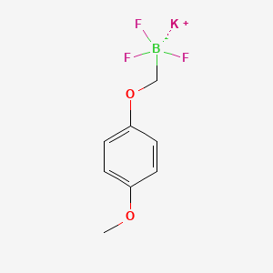 Potassium trifluoro[(4-methoxyphenoxy)methyl]boranuide