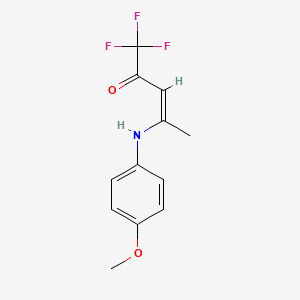 (Z)-1,1,1-trifluoro-4-(4-methoxyanilino)-3-penten-2-one
