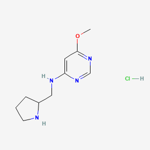 6-Methoxy-N-(pyrrolidin-2-ylmethyl)pyrimidin-4-amine hydrochloride