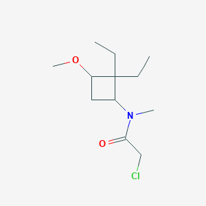 2-Chloro-N-(2,2-diethyl-3-methoxycyclobutyl)-N-methylacetamide
