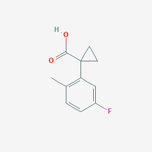 1-(5-Fluoro-2-methylphenyl)cyclopropanecarboxylic acid