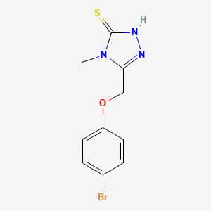 5-[(4-bromophenoxy)methyl]-4-methyl-4H-1,2,4-triazole-3-thiol