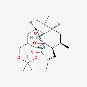 molecular formula C23H32O5 B2625709 Ingenol-5,20-acetonide CAS No. 77573-43-4