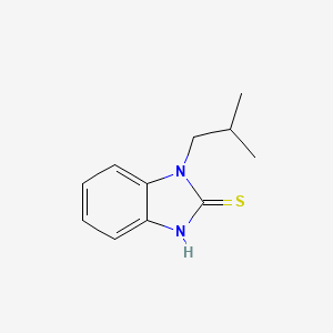 molecular formula C11H14N2S B2625711 1-Isobutyl-1H-benzimidazole-2-thiol CAS No. 55489-14-0