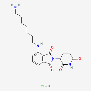 Pomalidomide-C7-NH2 hydrochloride