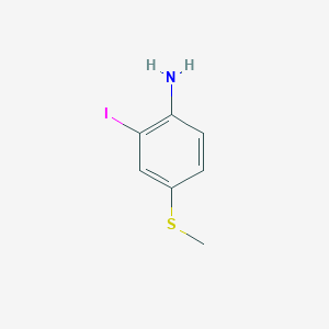 2-Iodo-4-(methylsulfanyl)aniline