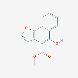 molecular formula C14H10O4 B026260 呋喃莫鲁金 CAS No. 61658-41-1