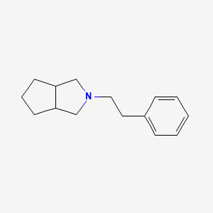 2-(2-phenylethyl)-3,3a,4,5,6,6a-hexahydro-1H-cyclopenta[c]pyrrole