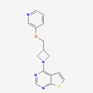 4-[3-(Pyridin-3-yloxymethyl)azetidin-1-yl]thieno[2,3-d]pyrimidine