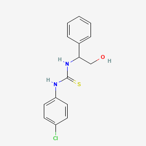 1-(4-Chlorophenyl)-3-(2-hydroxy-1-phenylethyl)thiourea