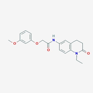 N-(1-ethyl-2-oxo-1,2,3,4-tetrahydroquinolin-6-yl)-2-(3-methoxyphenoxy)acetamide