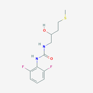 1-(2,6-Difluorophenyl)-3-(2-hydroxy-4-methylsulfanylbutyl)urea