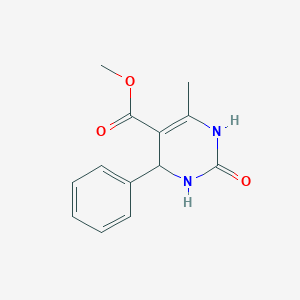 molecular formula C13H14N2O3 B2626144 Methyl 6-methyl-2-oxo-4-phenyl-1,2,3,4-tetrahydropyrimidine-5-carboxylate CAS No. 188780-24-7