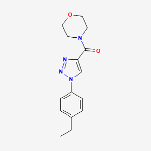 [1-(4-ethylphenyl)-1H-1,2,3-triazol-4-yl](morpholin-4-yl)methanone