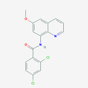 2,4-dichloro-N-(6-methoxyquinolin-8-yl)benzamide