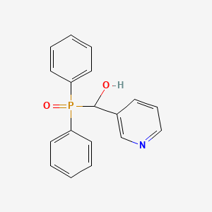 molecular formula C18H16NO2P B2626229 (Diphenylphosphoryl)(pyridin-3-yl)methanol CAS No. 18629-21-5
