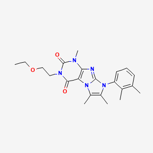 6-(2,3-Dimethylphenyl)-2-(2-ethoxyethyl)-4,7,8-trimethylpurino[7,8-a]imidazole-1,3-dione