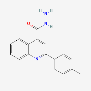 molecular formula C17H15N3O B2626232 2-(4-Methylphenyl)quinoline-4-carbohydrazide CAS No. 350988-64-6