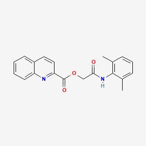 [2-(2,6-Dimethylanilino)-2-oxoethyl] quinoline-2-carboxylate