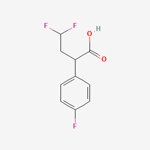 4,4-Difluoro-2-(4-fluorophenyl)butanoic acid
