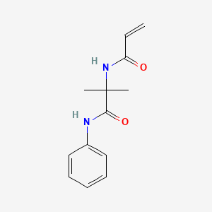 2-Methyl-N-phenyl-2-(prop-2-enoylamino)propanamide