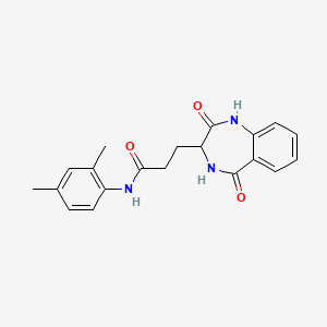N-(2,4-dimethylphenyl)-3-(2,5-dioxo-2,3,4,5-tetrahydro-1H-1,4-benzodiazepin-3-yl)propanamide