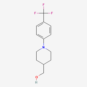 [1-[4-(Trifluoromethyl)phenyl]piperidin-4-yl]methanol