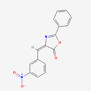 (E)-4-(3-nitrobenzylidene)-2-phenyloxazol-5(4H)-one
