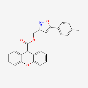 (5-(p-tolyl)isoxazol-3-yl)methyl 9H-xanthene-9-carboxylate