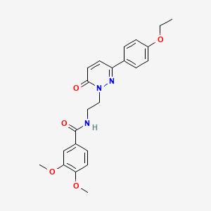 N-(2-(3-(4-ethoxyphenyl)-6-oxopyridazin-1(6H)-yl)ethyl)-3,4-dimethoxybenzamide