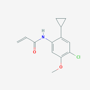 N-(4-Chloro-2-cyclopropyl-5-methoxyphenyl)prop-2-enamide