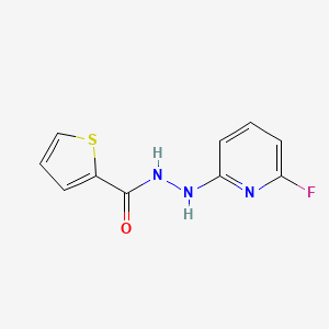 N'-(6-fluoro-2-pyridinyl)-2-thiophenecarbohydrazide