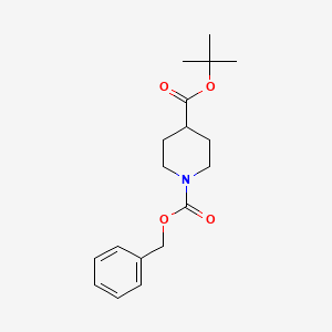 1-Benzyl 4-tert-butyl piperidine-1,4-dicarboxylate