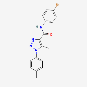 N-(4-bromophenyl)-5-methyl-1-(4-methylphenyl)-1H-1,2,3-triazole-4-carboxamide