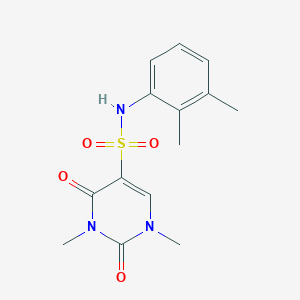 N-(2,3-dimethylphenyl)-1,3-dimethyl-2,4-dioxo-1,2,3,4-tetrahydropyrimidine-5-sulfonamide