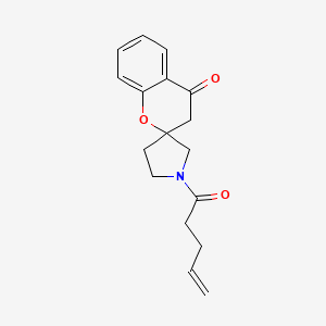 1'-(Pent-4-enoyl)spiro[chroman-2,3'-pyrrolidin]-4-one