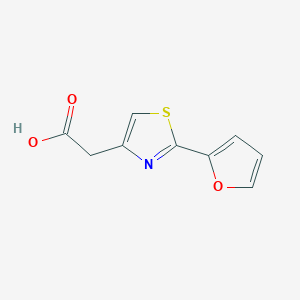 [2-(2-Furyl)-1,3-thiazol-4-yl]acetic acid