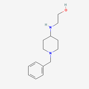 molecular formula C14H22N2O B2626457 2-(1-Benzyl-piperidin-4-ylamino)-ethanol CAS No. 130818-96-1