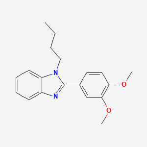 B2626519 1-Butyl-2-(3,4-dimethoxyphenyl)benzimidazole CAS No. 385403-25-8