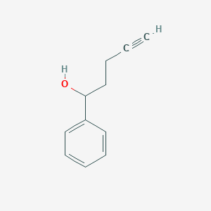 molecular formula C11H12O B2626552 1-Phenylpent-4-yn-1-ol CAS No. 19082-37-2