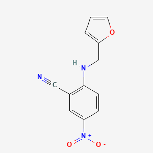 2-[(2-Furylmethyl)amino]-5-nitrobenzonitrile