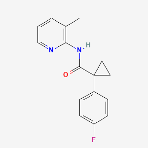 1-(4-fluorophenyl)-N-(3-methylpyridin-2-yl)cyclopropane-1-carboxamide