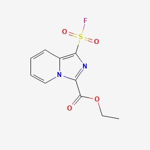 Ethyl 1-fluorosulfonylimidazo[1,5-a]pyridine-3-carboxylate