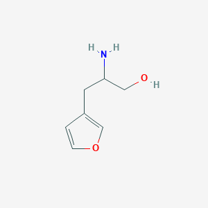 molecular formula C7H11NO2 B2626698 2-Amino-3-(furan-3-yl)propan-1-ol CAS No. 1315060-16-2