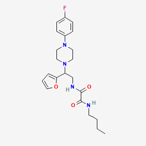 N1-butyl-N2-(2-(4-(4-fluorophenyl)piperazin-1-yl)-2-(furan-2-yl)ethyl)oxalamide