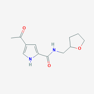 4-acetyl-N-(tetrahydro-2-furanylmethyl)-1H-pyrrole-2-carboxamide