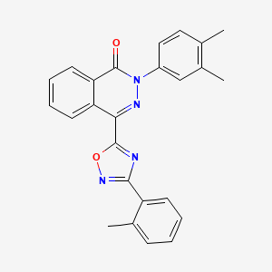 2-(3,4-dimethylphenyl)-4-[3-(2-methylphenyl)-1,2,4-oxadiazol-5-yl]phthalazin-1(2H)-one
