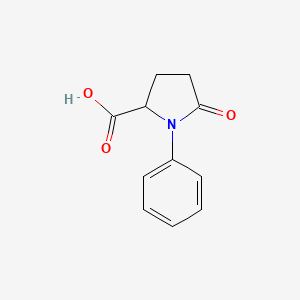 5-Oxo-1-phenylpyrrolidine-2-carboxylic acid
