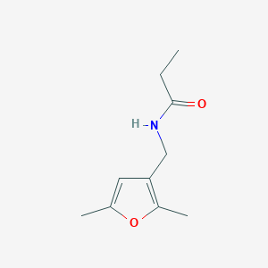 N-((2,5-dimethylfuran-3-yl)methyl)propionamide